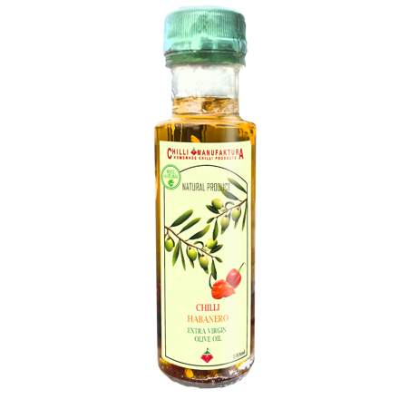 Extra Virgin panenský Olivový chilli olej | HABANERO | 100ml