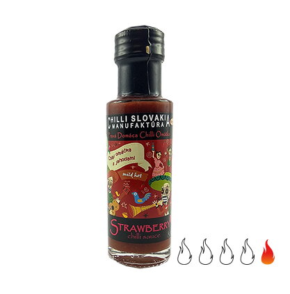 STRAWBERRY chilli omáčka s jahodami 100ml