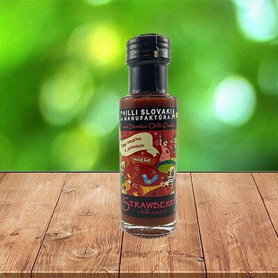 STRAWBERRY chilli omáčka s jahodami 100ml