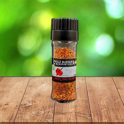 Mlynček Drvené papričky Carolina Reaper 